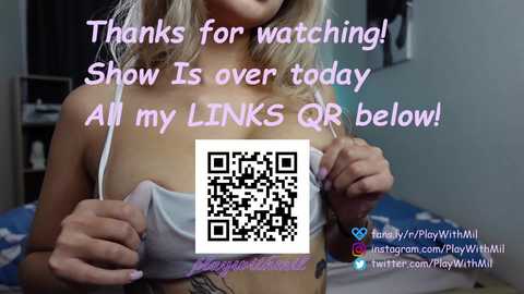 playwithmil @ chaturbate on 20231114