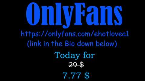 ehotlovea @ chaturbate on 20240124