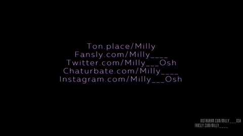 milly____ @ chaturbate on 20240205