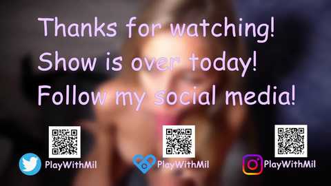 playwithmil @ chaturbate on 20240227
