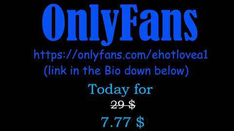 ehotlovea @ chaturbate on 20240324