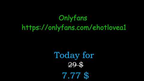 ehotlovea @ chaturbate on 20241013
