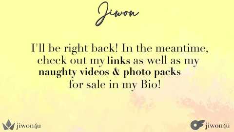 jiwon4u @ chaturbate on 20250202