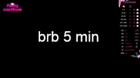 cute18cute @ chaturbate on 20250715