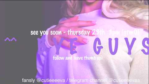 cutieeeeva @ chaturbate on 20251017