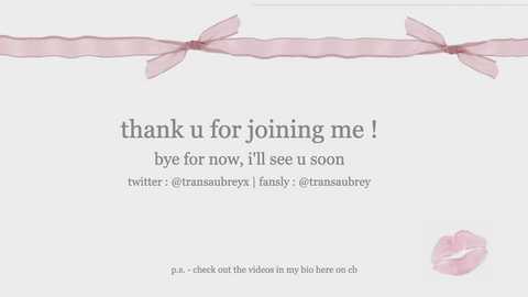 transaubrey @ chaturbate on 20251103