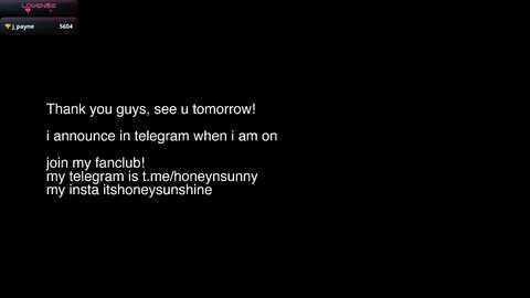 honey_sunshine @ chaturbate on 20251112