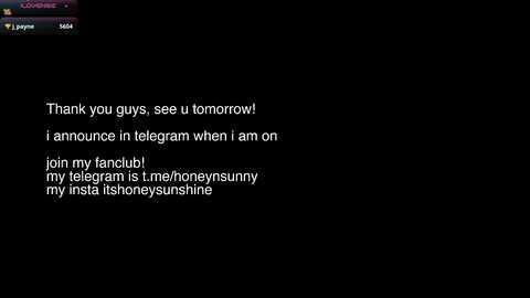 honey_sunshine @ chaturbate on 20251112