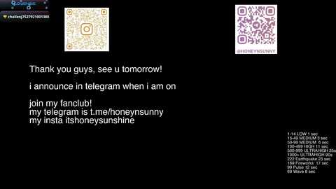 honey_sunshine @ chaturbate on 20251116