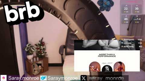 saraymonroe @ chaturbate on 20251211