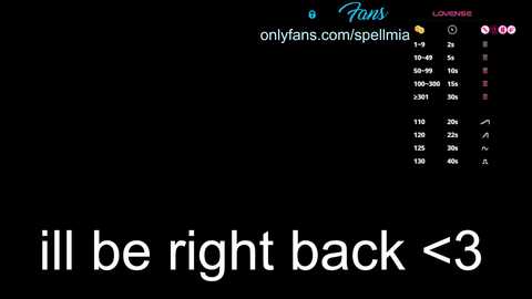 miaspell @ chaturbate on 20260310