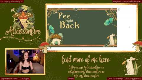 aliceisonfire @ myfreecams on 20230912