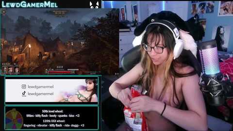 lewdgamermel @ myfreecams on 20230912