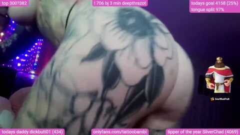 tattoobambi @ myfreecams on 20230912