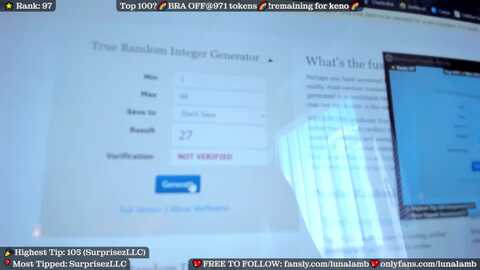 lunalamb @ myfreecams on 20231020