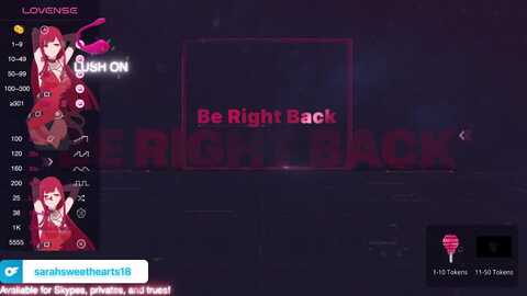 sarahsweets18 @ myfreecams on 20231102