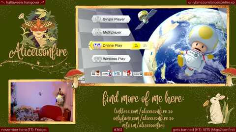 aliceisonfire @ myfreecams on 20231104