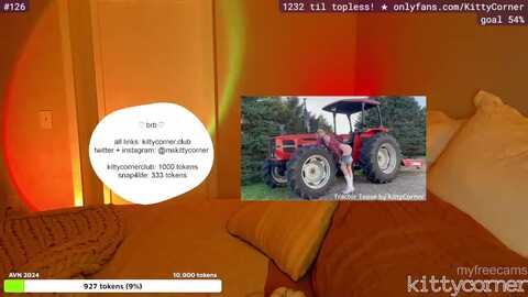 kittycorner @ myfreecams on 20231107