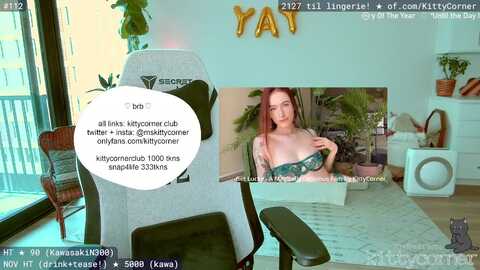 kittycorner @ myfreecams on 20231117