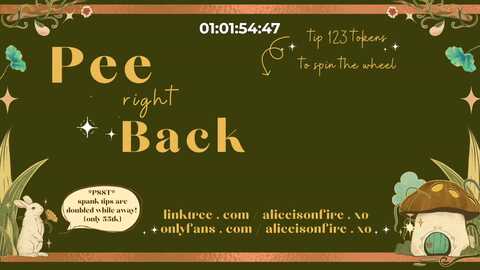 aliceisonfire @ myfreecams on 20231231