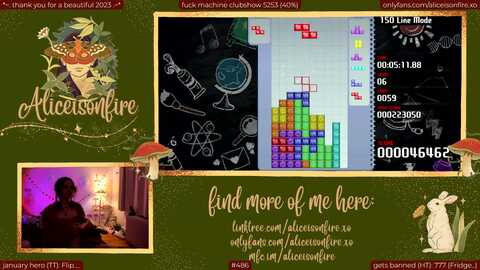 aliceisonfire @ myfreecams on 20240106