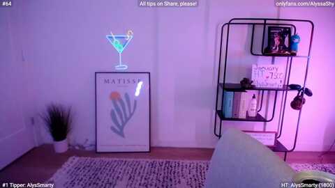 alyssashy @ myfreecams on 20240121