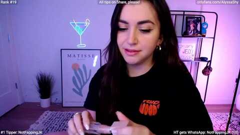 alyssashy @ myfreecams on 20240219