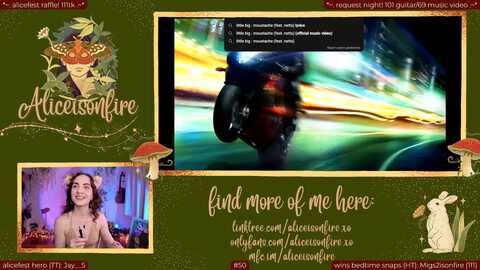 aliceisonfire @ myfreecams on 20240315