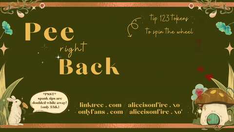 aliceisonfire @ myfreecams on 20240320