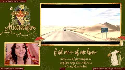 aliceisonfire @ myfreecams on 20240430