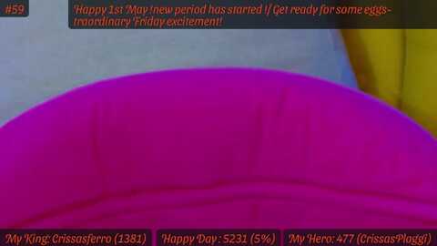 sensualcrissa @ myfreecams on 20240501