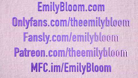 emilybloom @ myfreecams on 20240508